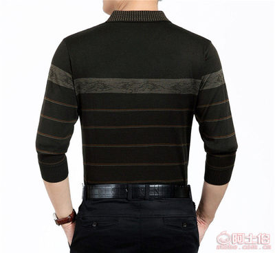 【秋款男式翻領(lǐng)長(zhǎng)袖針織衫2017中年男士體恤衫爸爸打底衫廠家直銷(xiāo)大-8730】桐鄉(xiāng)市濮院淺琪針織制衣廠 - 產(chǎn)品庫(kù)